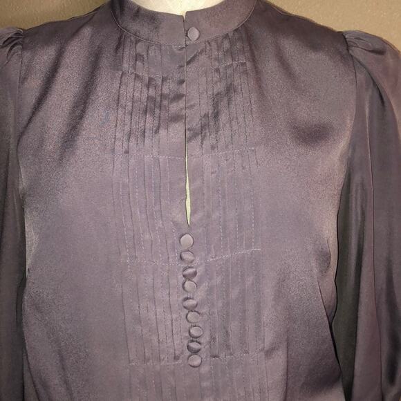 Jessica Simpson Old Money Scandi Preppy Academia Gray Tunic Sequin Belt Dress 8 - Picture 6 of 15